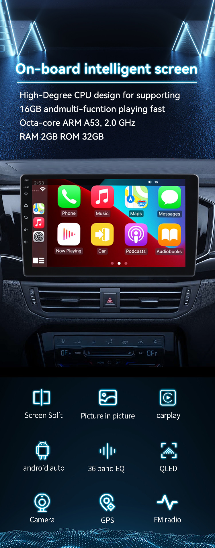 Toyota RAV4 2007-2011 Multimedia Car Radio 4G Android 10 With GPS Navigation