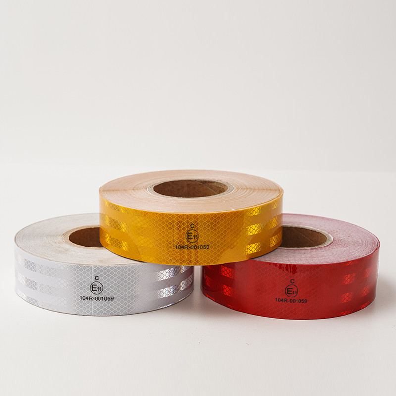 ECE 104R High Intensity Reflective Conspicuity Tape For Vechiles Self Adhesive