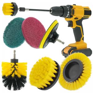  Carpet Cleaning Drill Brush Attachment Scrub Pads Antiwear Manufactures