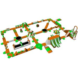 Customized Swimming Pool Inflatable Floating Water Park Water Blow Up Park