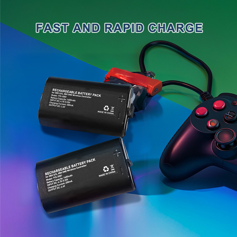 1400mAh Xbox One Rechargeable Battery Pack REACH Xbox One Battery Pack