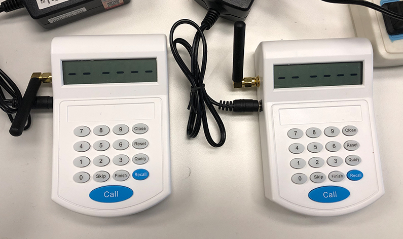 New design bank hospital wireless queue management ticket printer calling system