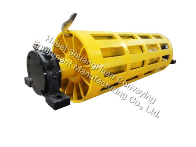 Herringbone Lagging Conveyor Belt Drive Pulley For Fertilizer Industry