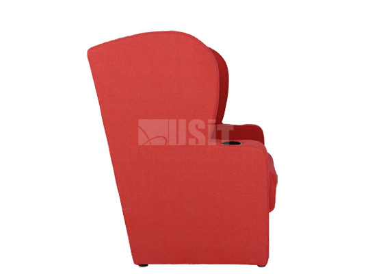 Two Seaters Home Theater Seating Lifetime Smooth Operation For Couple