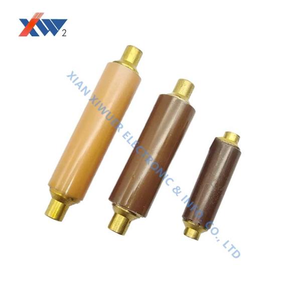 Capacitors for live lines 25kV 200pF used in circuitry indicating the presence