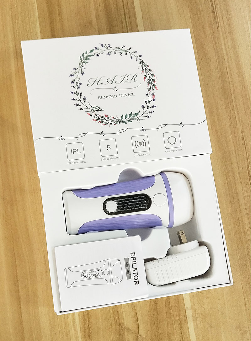 500000 Flashes Mini Hair Removal Machine Permanent Hair Removal System