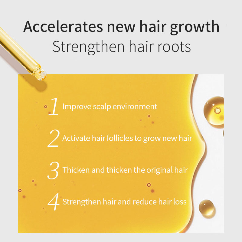 Anti Loss And Hair Regrowth Hair Oil Treatment With Natural Ginger Extract 30ml Customized