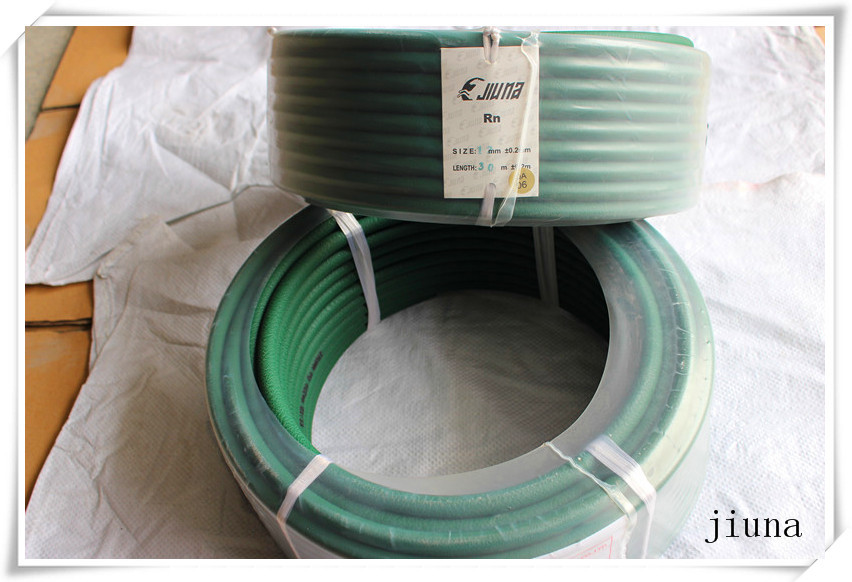 Green Polyurethane Round Belt With Rough Surface Used In Tobacco Transmission Line