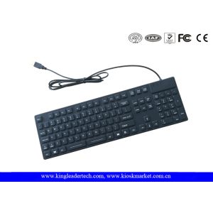 China Customisable USB medical grade keyboard Silicone with Numeric section on sale
