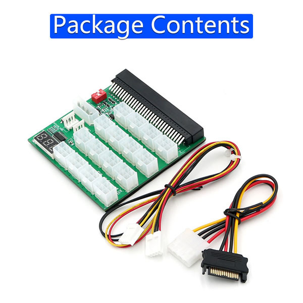 ATX 16x 6Pin 12V Power Supply Breakout Board With Synchronization Remote Management