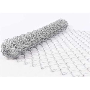  9 Gauge Cyclone Wire Chain Link Fence Mesh 2'' X 2&quot; Opening Galvanized Diamond Manufactures