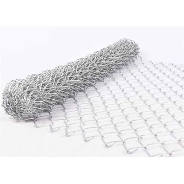 Quality 9 Gauge Cyclone Wire Chain Link Fence Mesh 2'' X 2" Opening Galvanized Diamond for sale