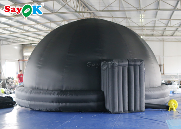 6m Black Blow Up Planetarium Dome Tent 100% Blackout For School