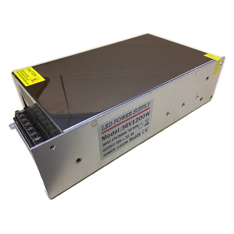 36v 1200w Indoor power supply IP20 Transformer Adapter for LED Light