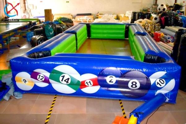 Customized Inflatable Football Soccer Snooker Games Ball Pool Inflatable