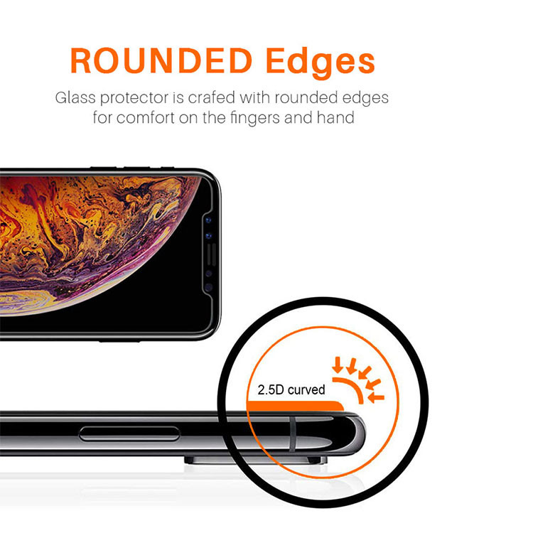 Anti Scratch Screen Protector 0.33mm Privacy Bubble Free Tempered Glass