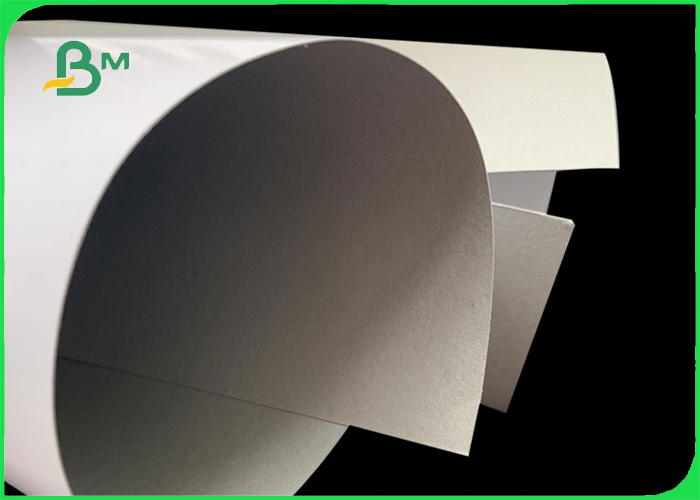  200gsm Caly Coated Duplex Board Grey Back 27.5'' X 43'' Hard Stiffness