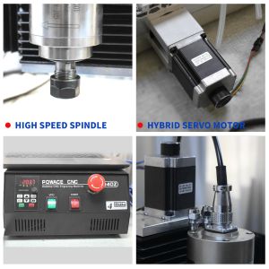 4 Axis USB MACH3 6040 CNC Router Milling Machine Square Guide Rail Version 2.2KW