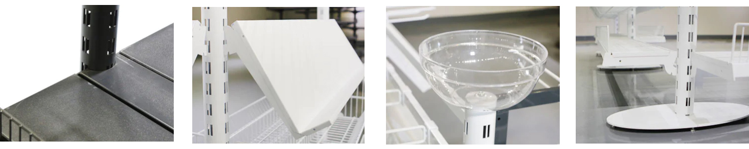 Shelf Queuing System Retail Queuing System POS Queuing System Gondola Shelving for Checkout