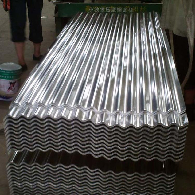 Corrugated Metal Tile Z180 Galvanized Spangle Sheet Hot Dip Zinc Coated Steel Structural Steel SS550GD Galvanised Steel