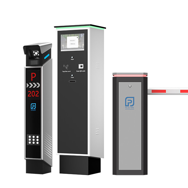 License Plate Recognition Parking System with LPR 3~5MP Camera and LED Display
