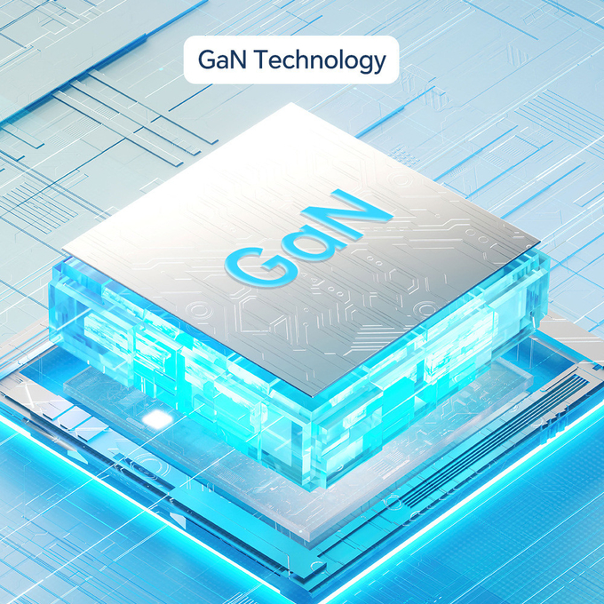 45W GaN Fast Charging USB C Charger Display Color Adapter For Laptops, Smart Phones, Tablets And Thousands  1