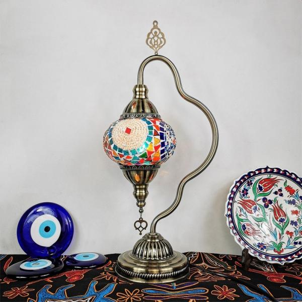 E14 Hand-inlaid glass mosaic bedroom living room decorative restaurant table