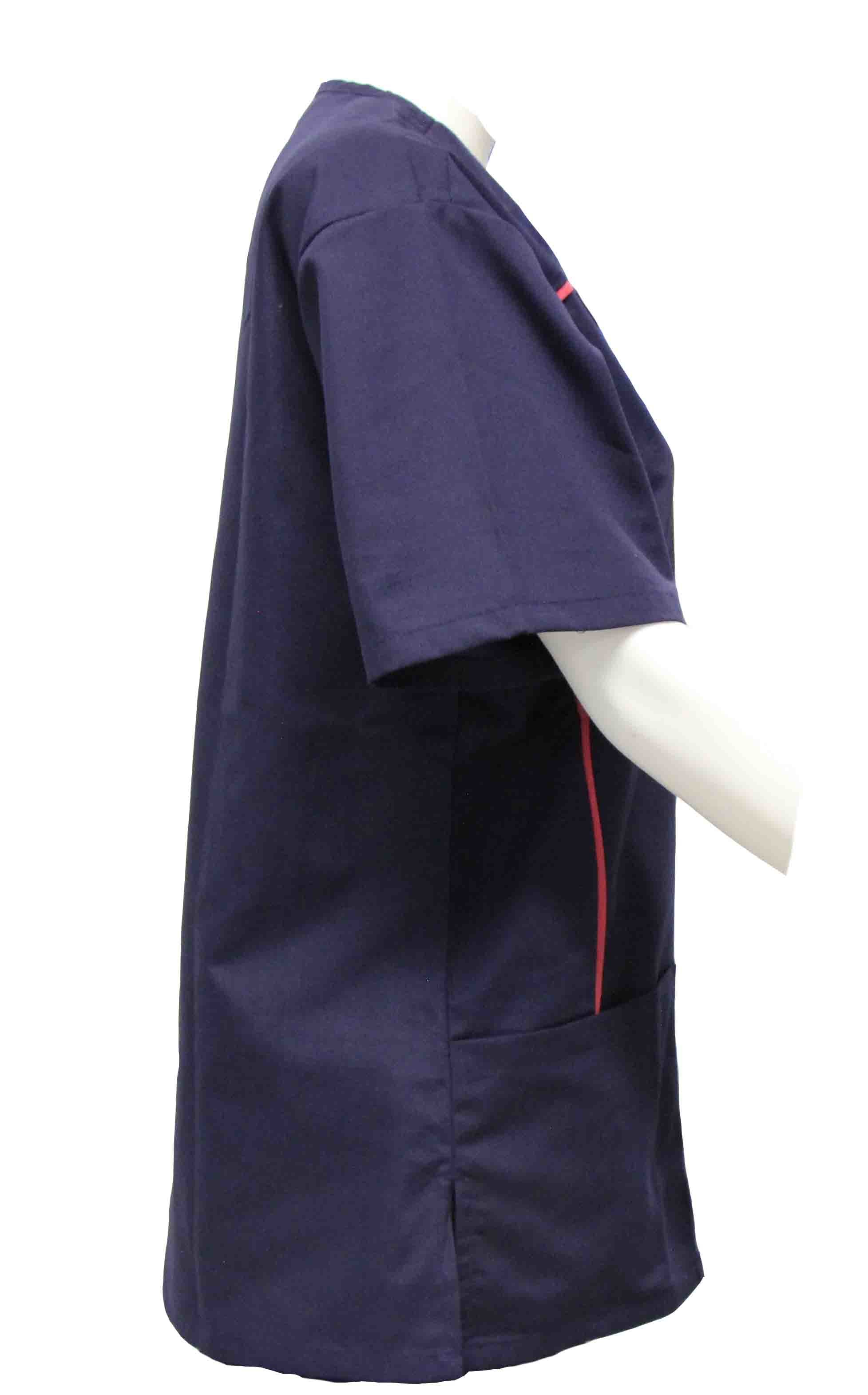 155GSM Female Medical Scrub Uniform Unisex Top Shirts Antimicrobial Wrinkle-free