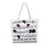 Buy cheap Womens Cartoon Printed Canvas Tote Bags , Custom Cloth Shopping Bags from wholesalers