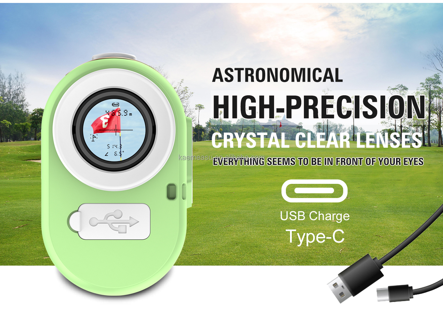 OEM Golf Slope Scope Laser Distance Meter Telescope Industrial Grade Golf Laser Rangefinders for Hunting Binoculars