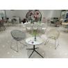 Buy cheap 45cm 75cm Clear Acrylic Dining Chairs PC Polycarbonate from wholesalers
