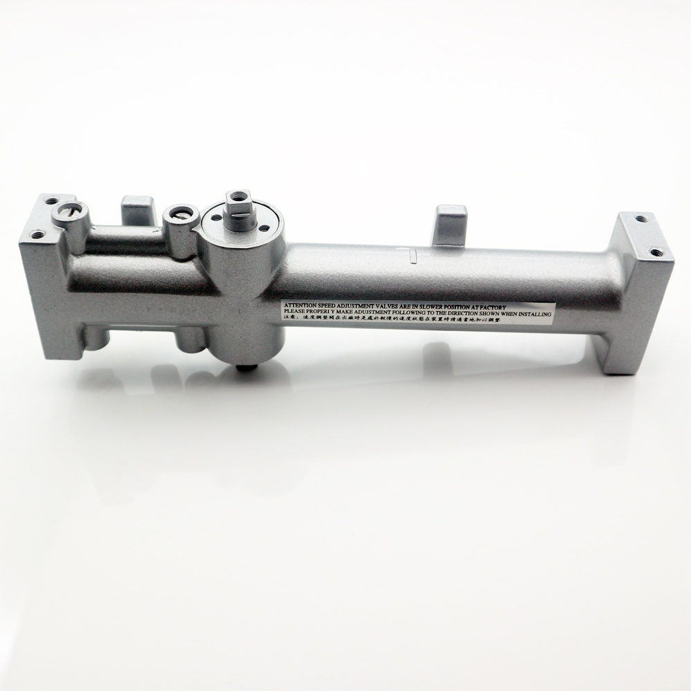 Silver Hydraulic Sliding Door Closer for Modern Fire Door in Modern Design Style