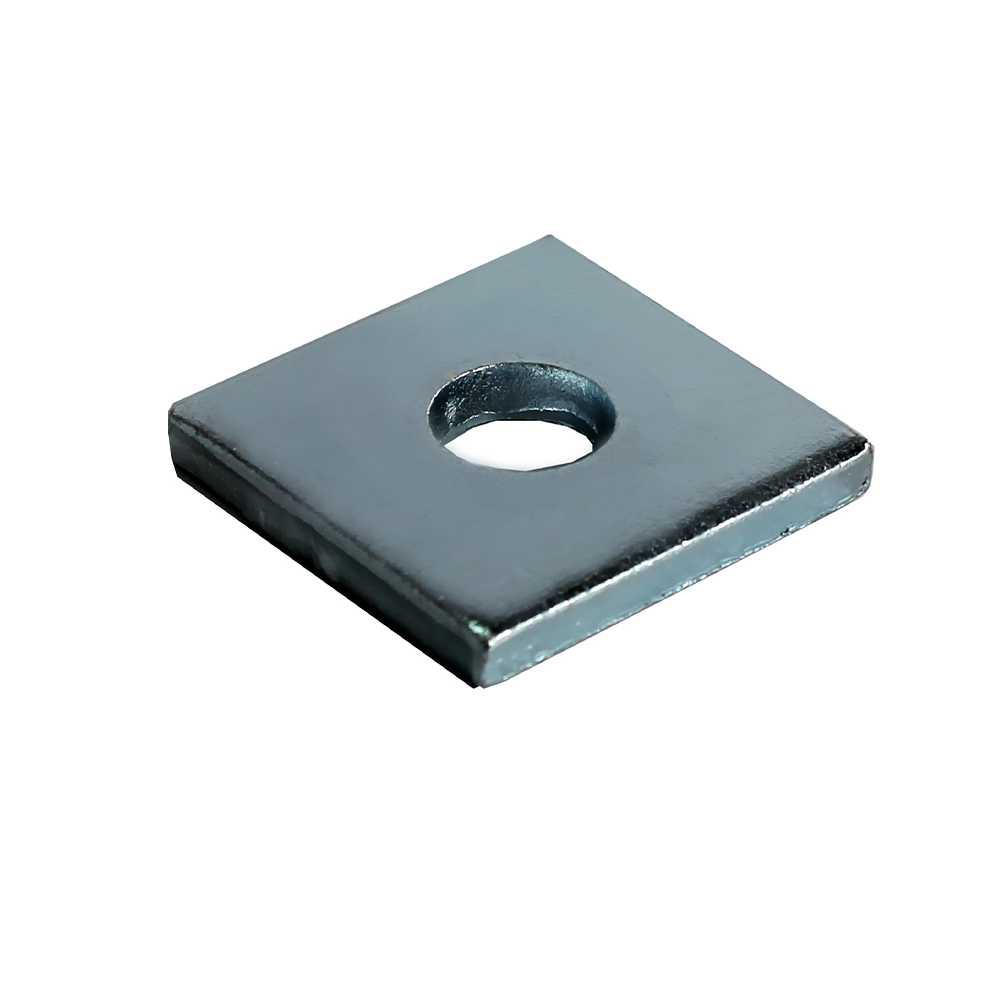 Carbon Steel Flat Strut Plate Electric Channel Fitting Stamping Type 40mm Width
