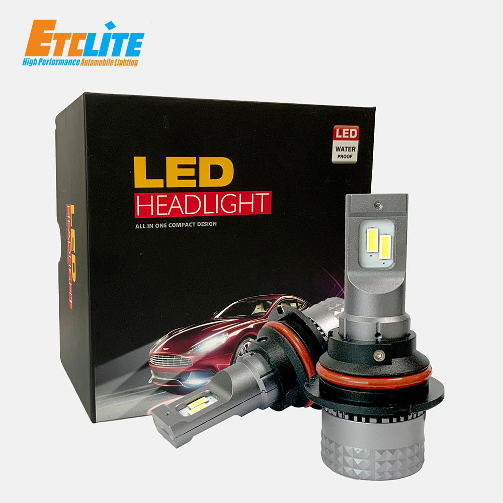 Bright Car H4 Led Headlight Bulbs 10000LM 6500K Color Temperature