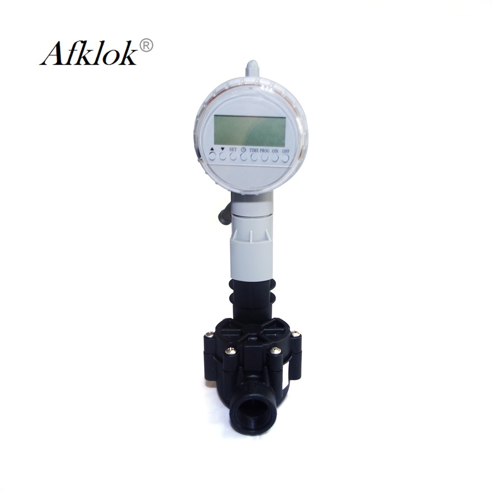 Plastic 3/4 inch Irrigation Water Solenoid Water Valve with Timer