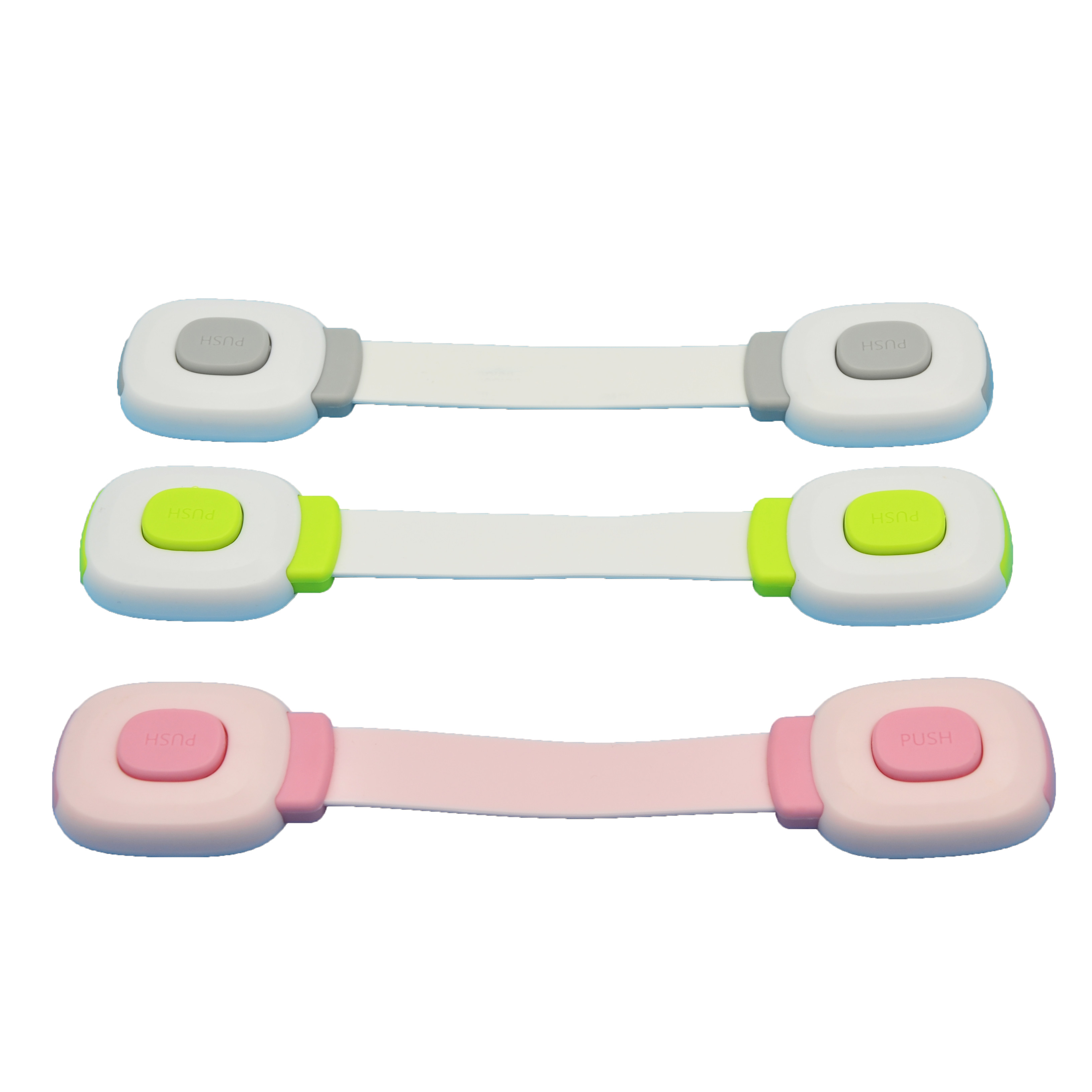 Double Push 19.2*4*1.5CM ABS PE Protective Child Locks