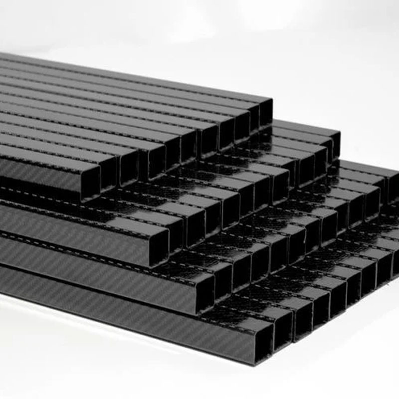 100% 3K Square Carbon Fibre Tube Corrosion Resistance Carbon Fiber Box Sections