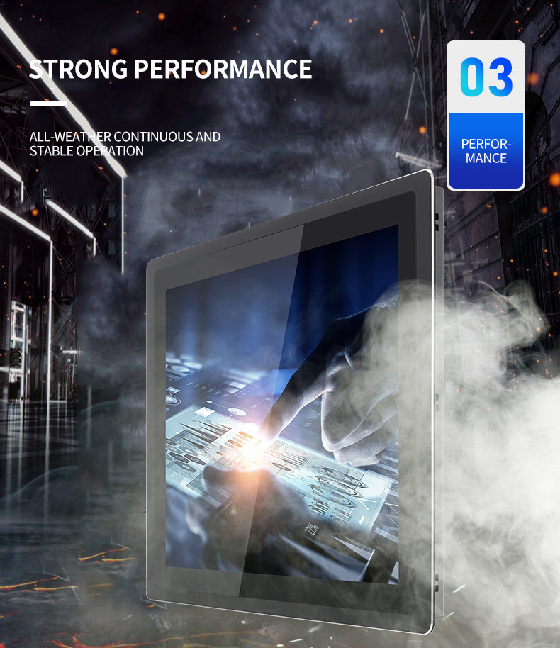 10 Inch Fanless Industrial Control Machine With Aluminum Alloy Heat Dissipation