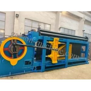 China Automatic 66*88mm Gabion Machine 165m/h Galvanized Wire Mesh for Gabion Mattress on sale