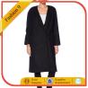 Buy cheap hight Quality Black Long Overcoat with long sleeve from wholesalers