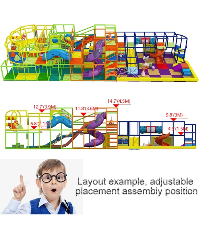 Amusement Equipment Kids Funny Soft Play Maze Indoor Soft Playground Equipment