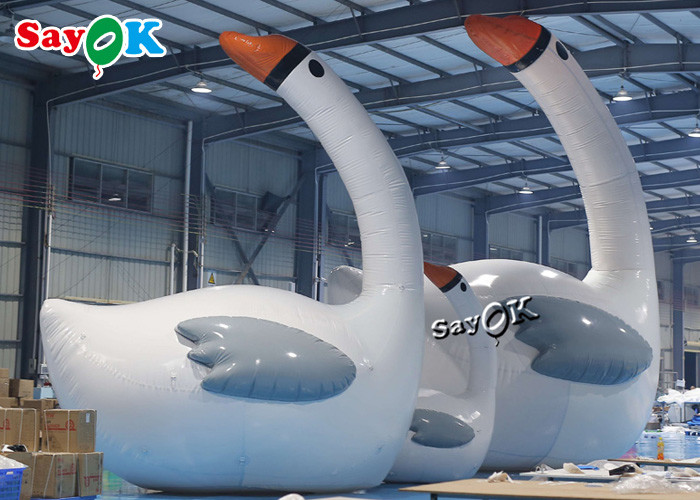 6m 20ft Pvc Airtight Inflatable Goose Model For Ad Decoration