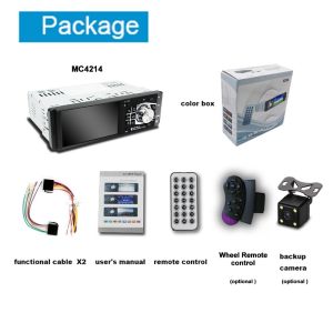 Adjustable Single Din Navigation Radio With Screen CE FCC Certification