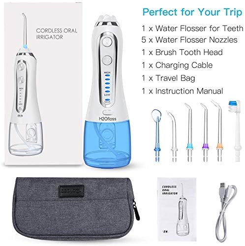 Electric Oral Irrigator Water Flosser portable USB Charging FCC Approved