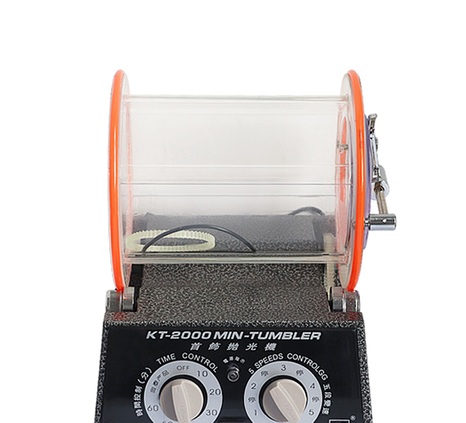 5kg Tumbler Jewelry Polishing Machine 60W Bidirectional Rotation