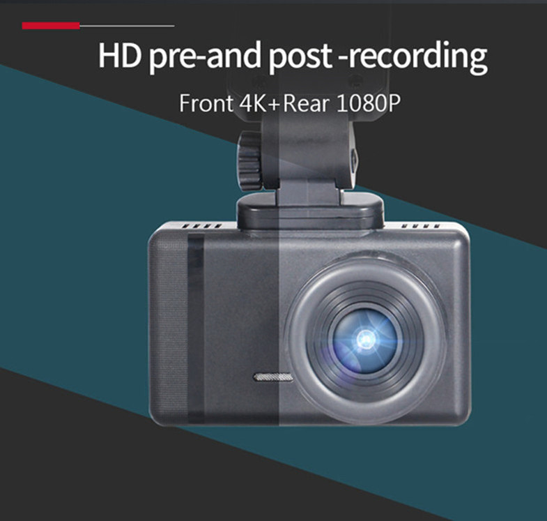 WiFi 4K 3 Inch Ultra G Sensor 2160P HD Dash Cam With Night Vision