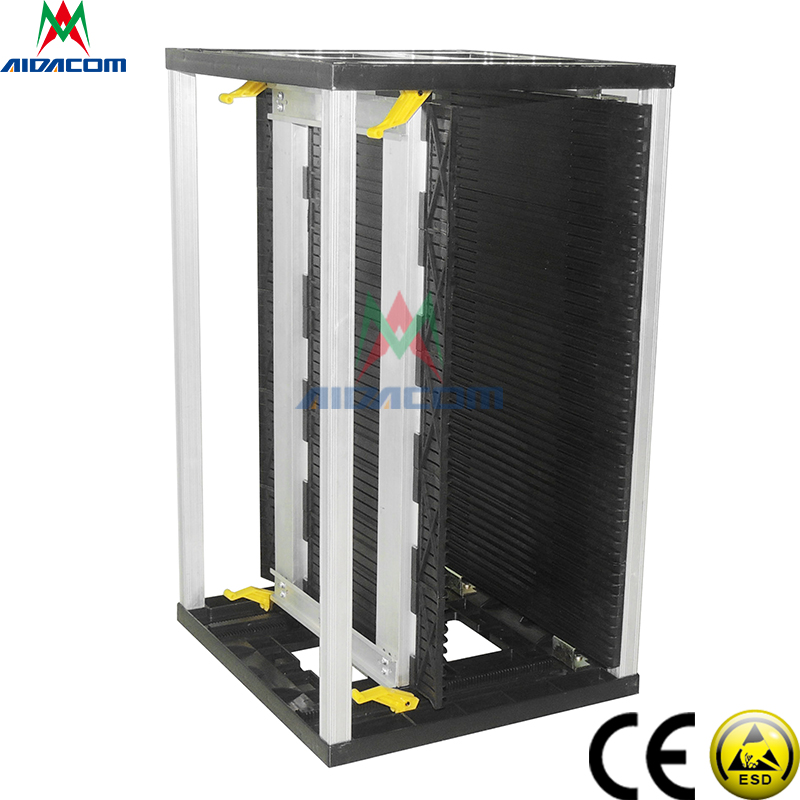 Static Dissipative 80 Degree 563mm Height SMT Magazine Rack