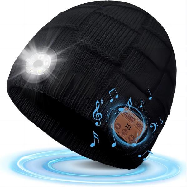 Men Women Him Her Bluetooth Hat Beanie Novelty Headwear Christmas Stocking