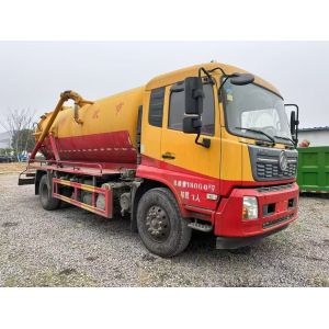 Used Dongfeng DFH1180EX8 Waste Suction Truck With Cummins Engine