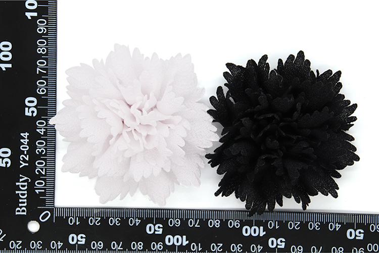 Ladies Custom Fashion Shoe Decoration 80*80mm Special Cloth Material